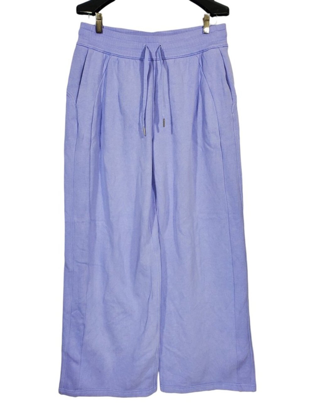 Lululemon Scuba Mid-Rise Wide-Leg Pants Women's L Lavender Purple Sweatpants